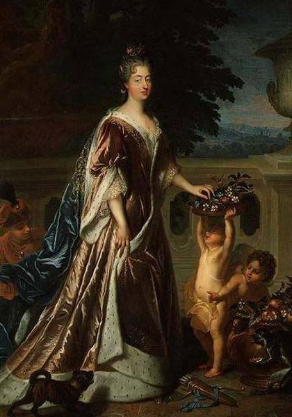 Francois de Troy Portrait of the duchesse du Maine Sweden oil painting art